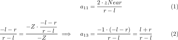 finding values for a11 and a13