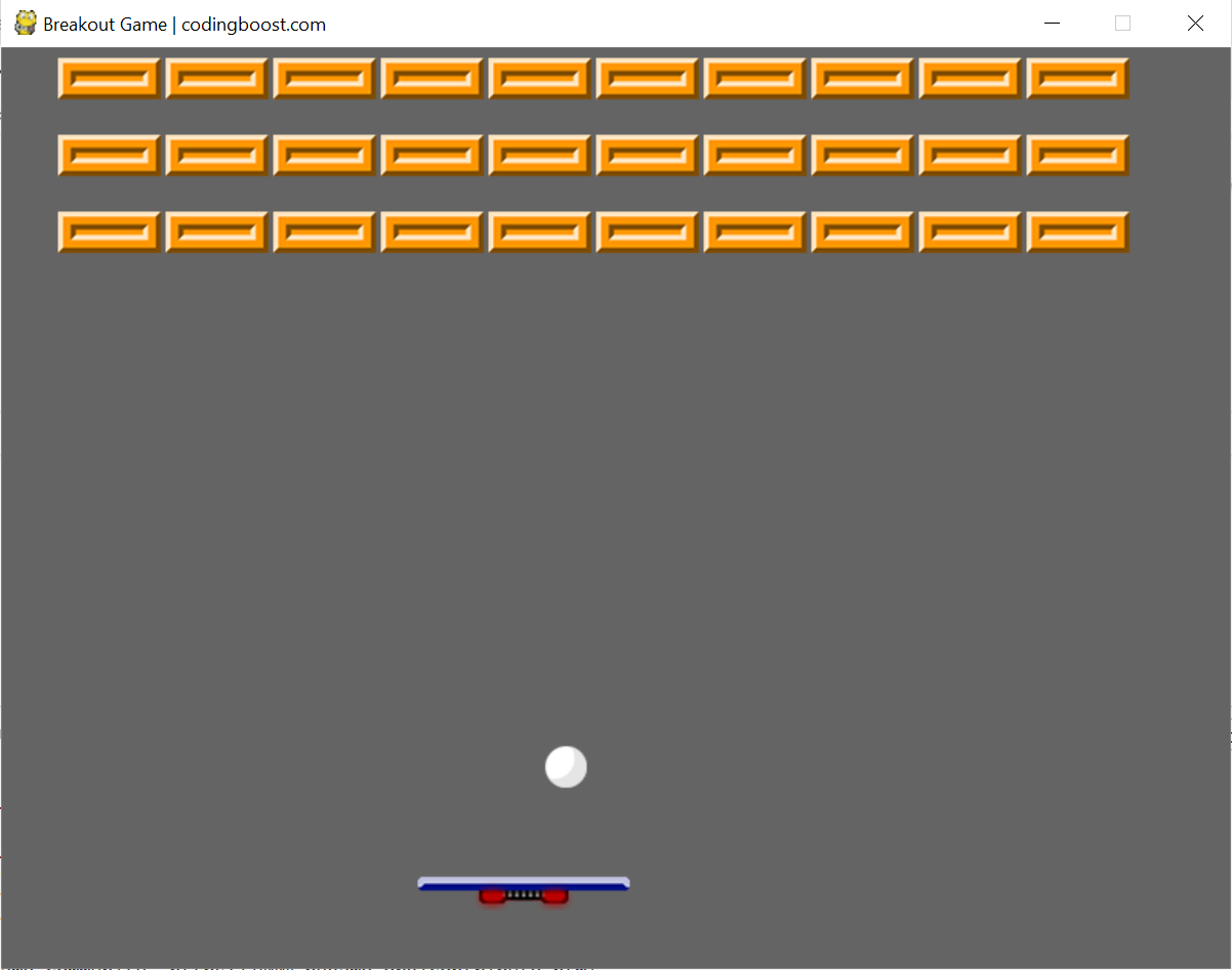 Each sprite is now rendered.