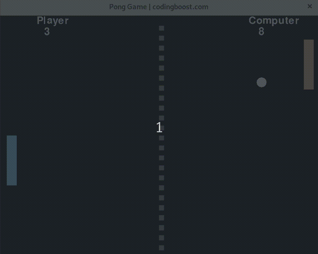 Pong game